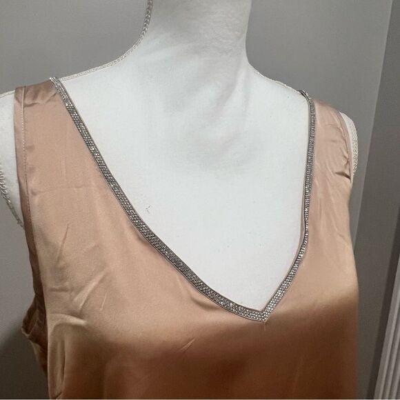 NWT Generation Love Women's Christie Crystal Tank
XL Latte Embellished - Picture 10 of 13